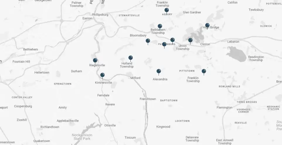 Hunterdon County Map