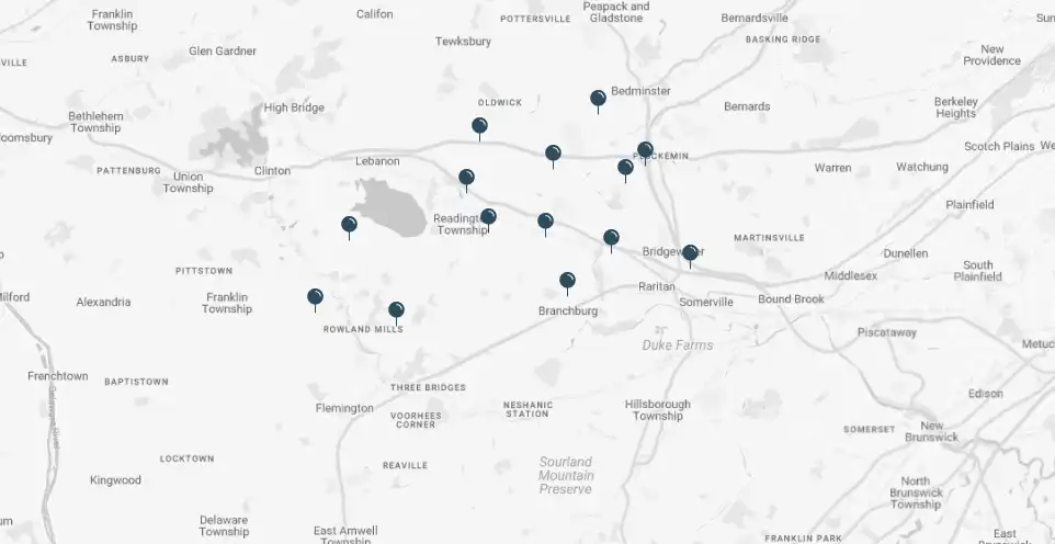 Burlington County Map