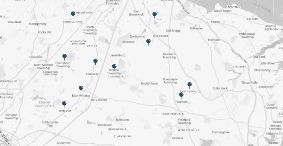 Monmouth County Map